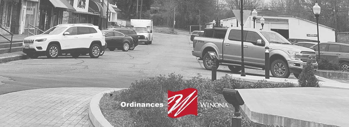 Ordinances - City of Winona MS