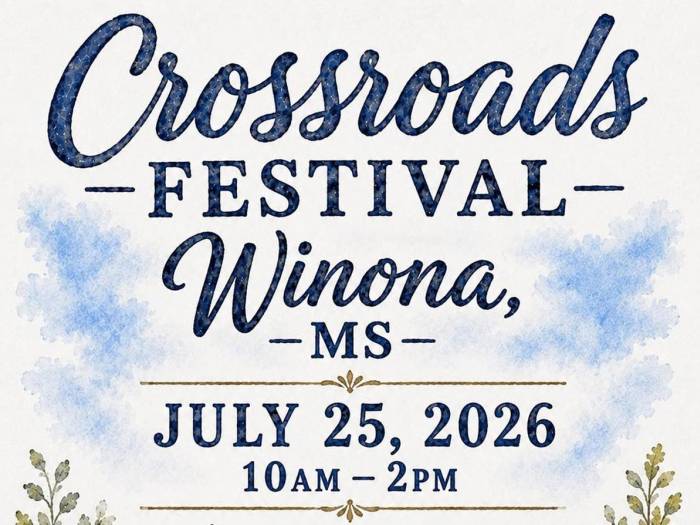 City of Winona - Don't miss the Crossroads Festival on July 25th in Winona, Mississippi